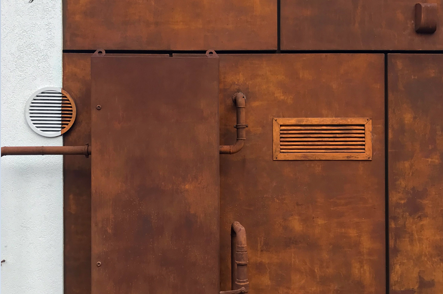 dekoracyjny tynk rdza