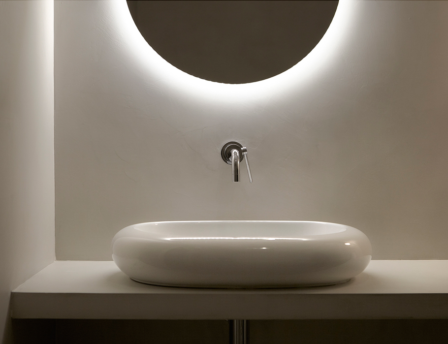 отделка ванной или кухни без плитки